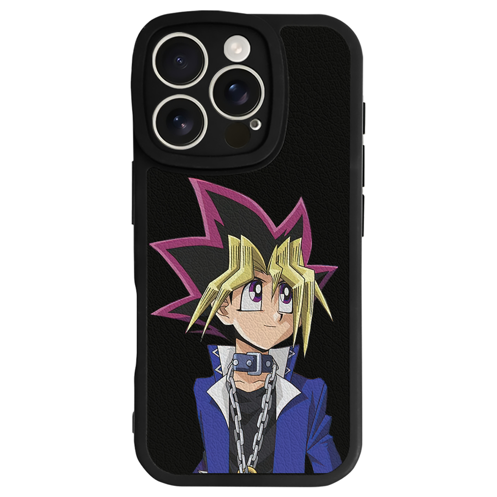 遊☆戯☆王 Yu-Gi-Oh! 【iPhone 16シリーズ対応】シリコンスマホケース（レザー調） 材質：シリコン